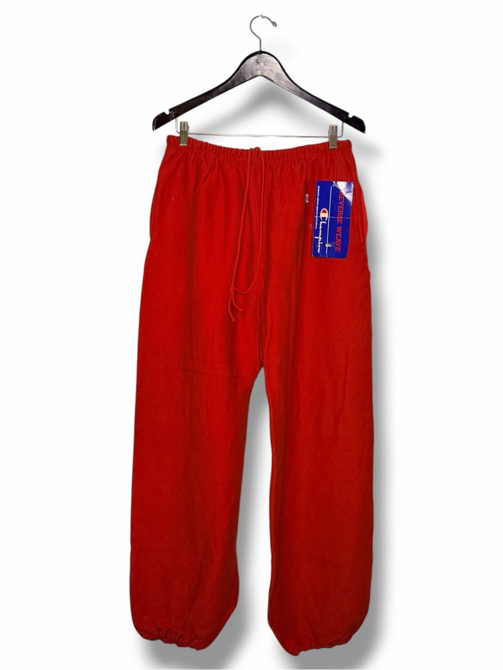 NWT Champion 80s Vintage Deadstock Men’s Red Reverse  Weave Warmup Sweatpants XL
